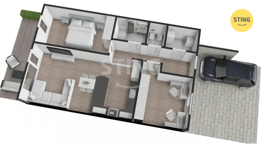 Prodej rodinného domu, Kobeřice, Stiborská, 97 m2