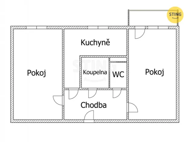 Prodej bytu 2+1, Ostrava - Poruba, 52 m2