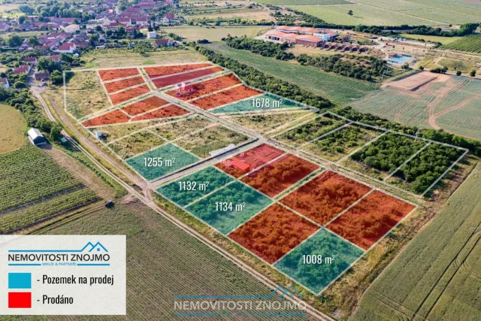 Prodej pozemku pro bydlení, Havraníky, 1008 m2