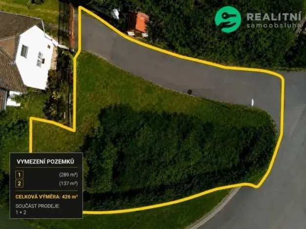 Prodej pozemku pro bydlení, Praha - Královice, Pod hradem, 426 m2
