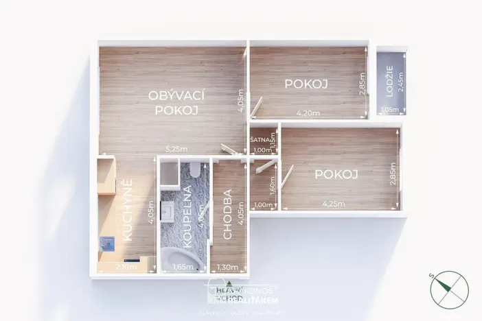 Prodej bytu 3+1, Hranice - Hranice I-Město, Hromůvka, 75 m2