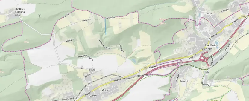 Prodej lesa, Vráž, 3233 m2