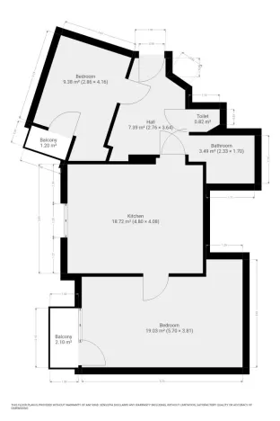 Pronájem bytu 3+kk, Praha - Vysočany, Staromlýnská, 58 m2