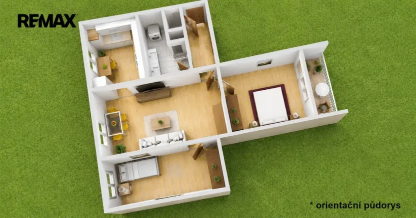 Prodej bytu 3+1, Olomouc, Herrmannova, 70 m2