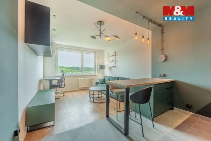 Pronájem bytu 1+kk, Praha - Modřany, Pertoldova, 32 m2