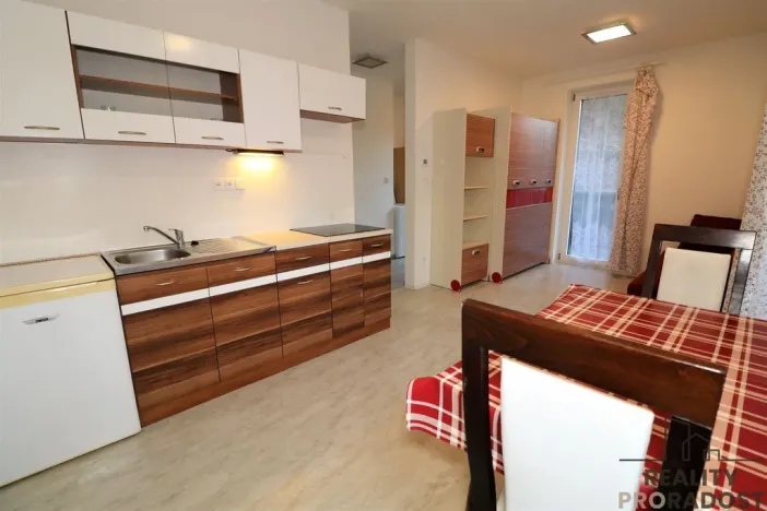 Pronájem bytu 1+kk, Brno - Obřany, Hradiska, 25 m2