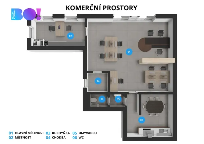 Pronájem obchodního prostoru, Třeboň, Svobody, 78 m2