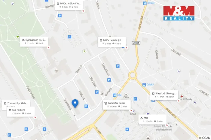 Prodej bytu 1+1, Ústí nad Labem - Severní Terasa, Švestková, 36 m2