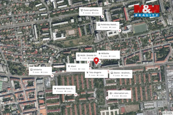 Prodej bytu 3+1, Praha - Strašnice, Tuklatská, 72 m2