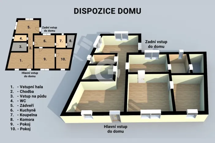 Prodej rodinného domu, Žeranovice, 85 m2