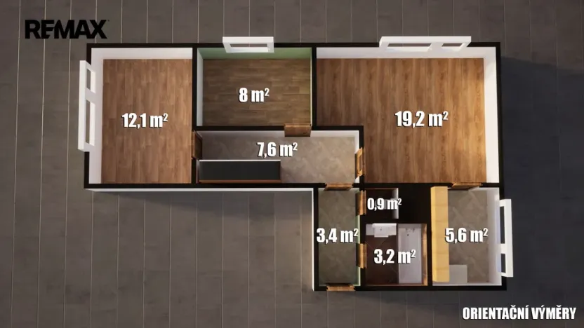 Prodej bytu 3+1, Česká Lípa, Cvikovská, 60 m2