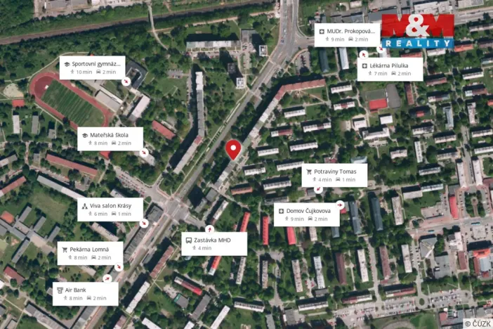 Prodej bytu 2+1, Ostrava - Zábřeh, Výškovická, 55 m2