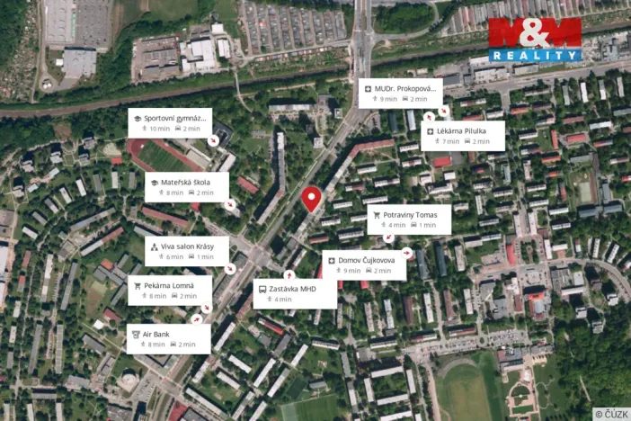 Prodej bytu 2+1, Ostrava - Zábřeh, Výškovická, 55 m2