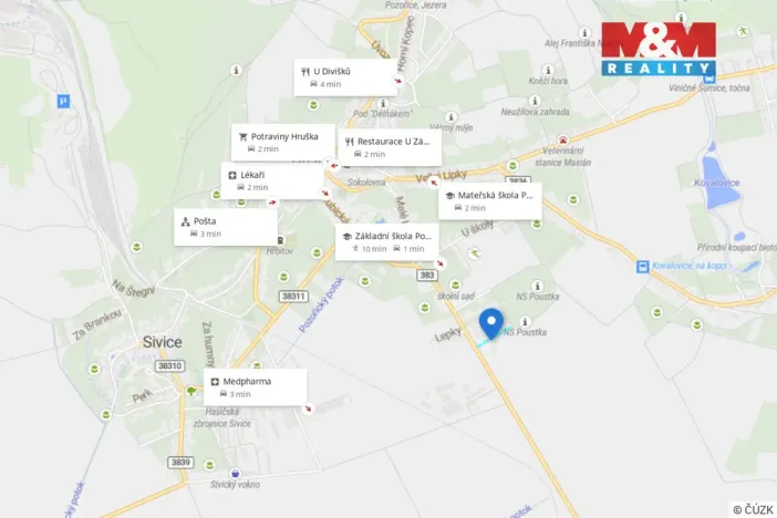 Prodej pozemku pro bydlení, Pozořice, Holubická, 2000 m2