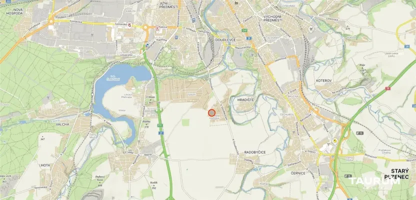 Prodej pozemku pro bydlení, Plzeň, okres plzeň-město, K Malé Homolce, 843 m2