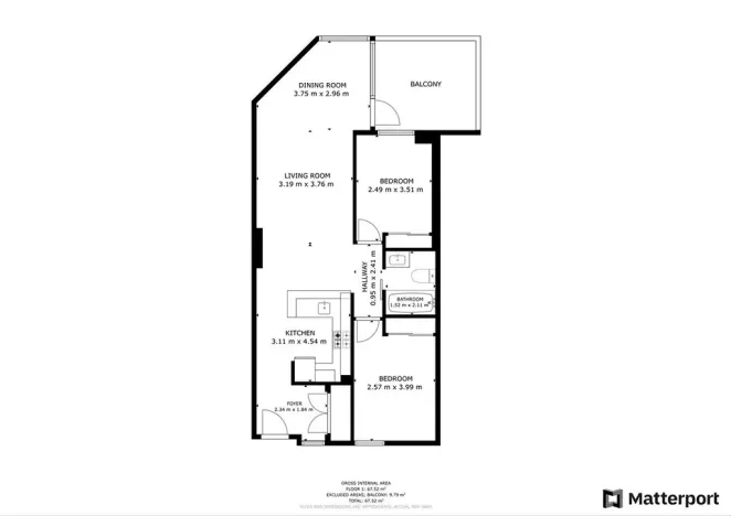 Prodej bytu 3+kk, Palma Nova, Španělsko, 65 m2