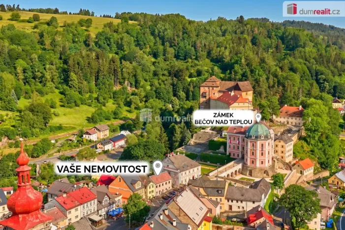 Prodej ubytování, Bečov nad Teplou, nám. 5. května, 246 m2