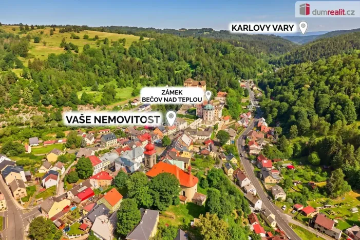 Prodej ubytování, Bečov nad Teplou, nám. 5. května, 246 m2