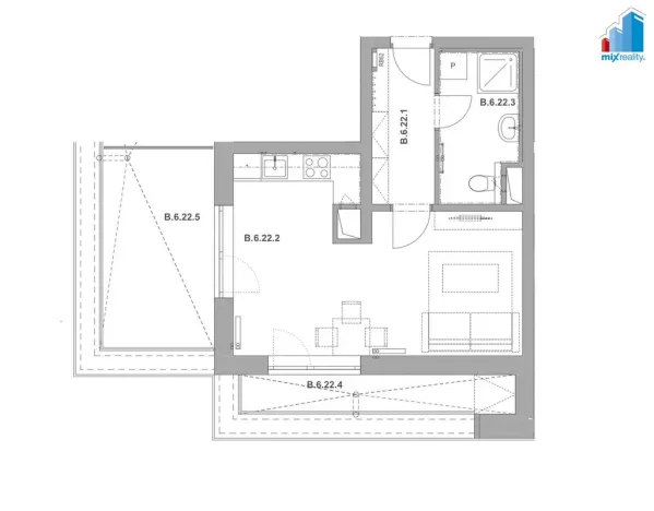 Pronájem bytu 1+kk, Plzeň, Pilařská, 40 m2