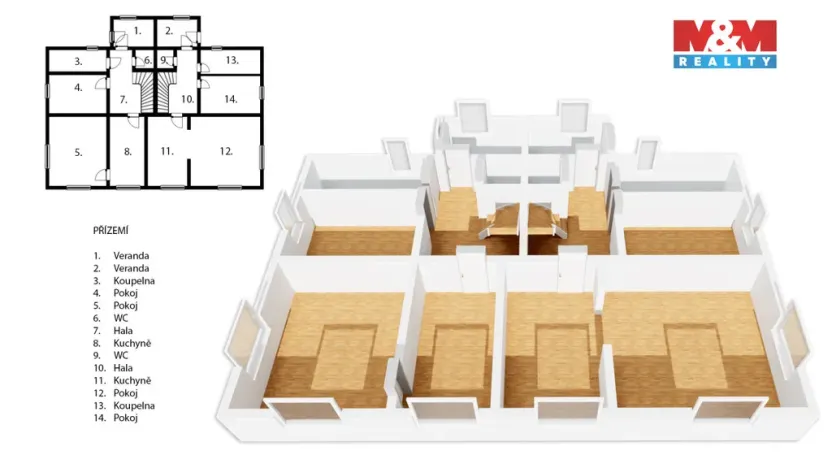 Prodej kanceláře, Hradec Králové - Malšovice, Na Hrázce, 232 m2