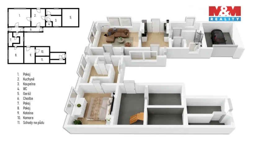 Prodej rodinného domu, Uhersko, 120 m2