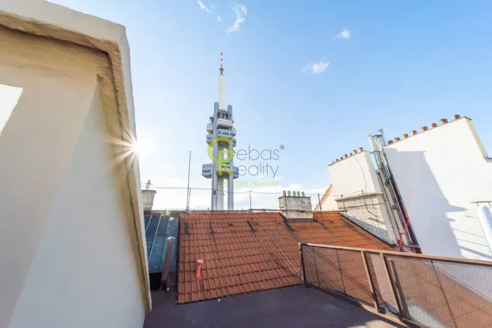 Pronájem bytu 1+kk, Praha - Žižkov, Čajkovského, 39 m2