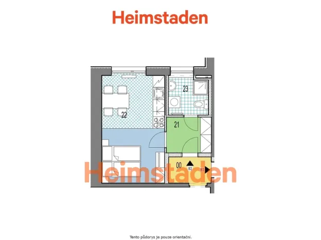 Pronájem bytu 1+kk, Horní Suchá, Dr. Glazera, 33 m2