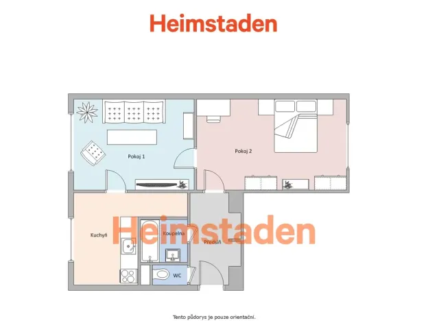 Pronájem bytu 2+1, Havířov - Město, 1. máje, 49 m2