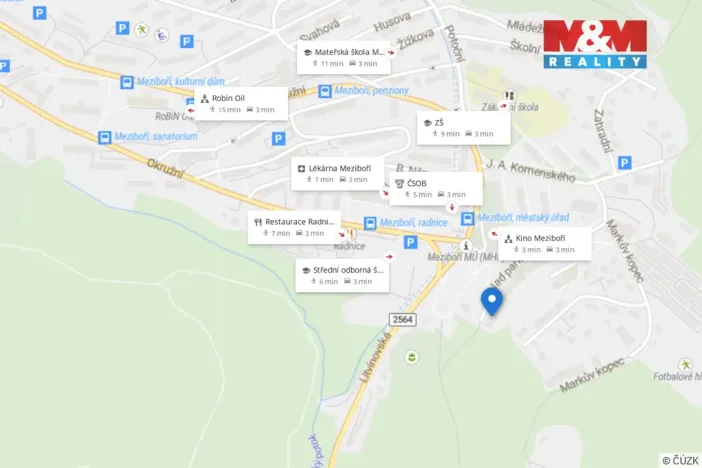 Prodej bytu 3+1, Meziboří, Nad parkem, 78 m2