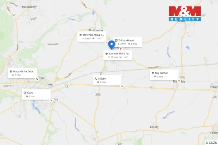 Prodej pozemku pro bydlení, Tuklaty, 2041 m2