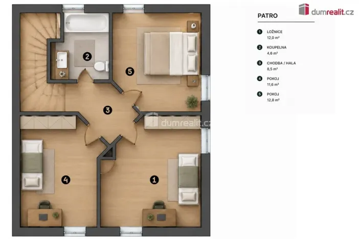 Prodej rodinného domu, Hory, 120 m2