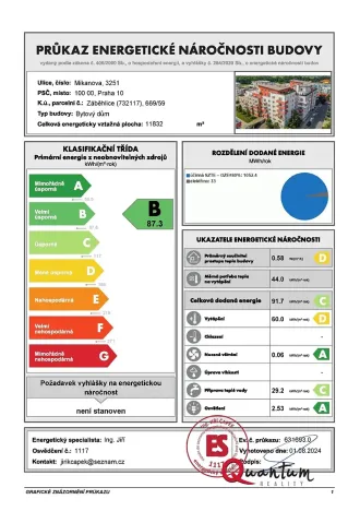 Prodej bytu 1+kk, Praha - Záběhlice, Mikanova, 35 m2