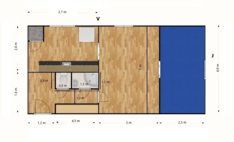 Prodej bytu 2+1, Praha - Strašnice, Škvorecká, 44 m2