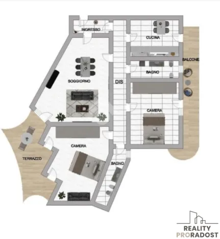 Prodej bytu 3+1, Via G. Garibaldi,Silvi,Itálie, 113 m2