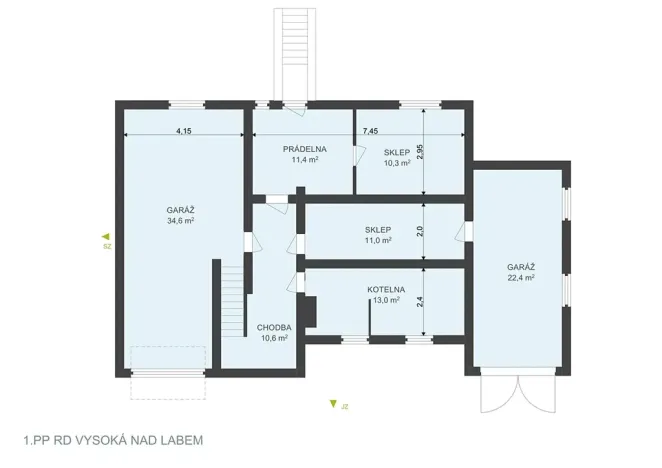 Prodej rodinného domu, Vysoká nad Labem, 280 m2