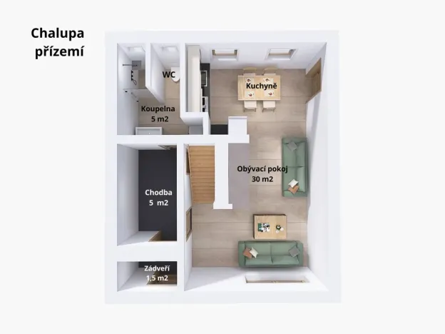Prodej chalupy, Ludvíkov, 68 m2