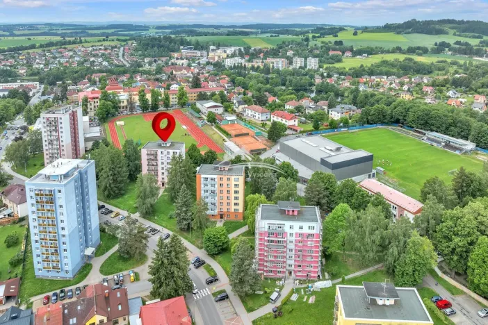 Prodej bytu 3+1, Nové Město na Moravě, Tyršova, 56 m2