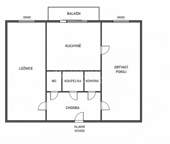 Prodej bytu 2+1, Nymburk, U Růžáku, 49 m2