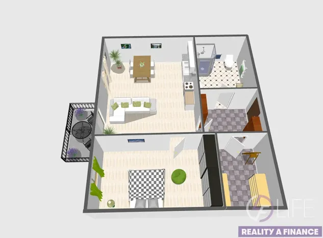 Pronájem bytu 2+kk, Vrchlabí, Labská, 45 m2