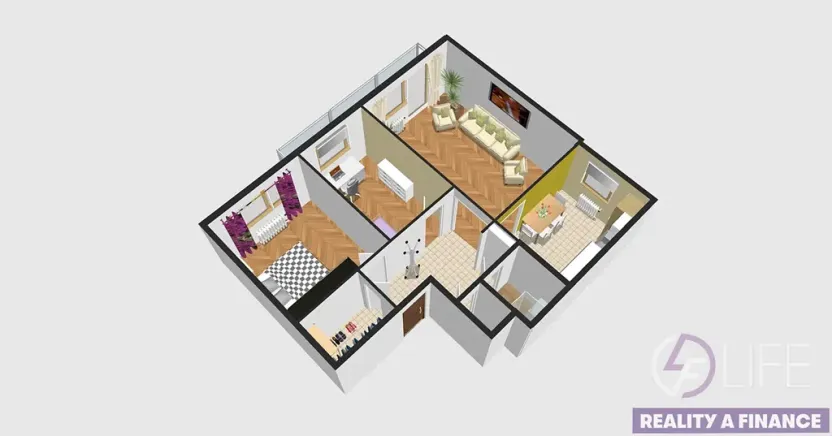 Pronájem bytu 3+1, Vrchlabí, Horská, 61 m2