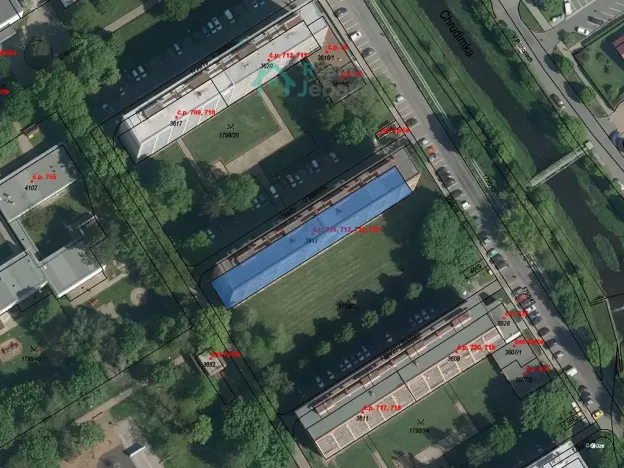 Pronájem bytu 1+1, Chrudim, U Stadionu, 36 m2