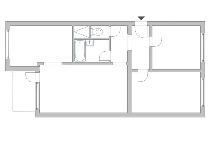 Prodej bytu 3+1, Praha - Kobylisy, Tanvaldská, 66 m2