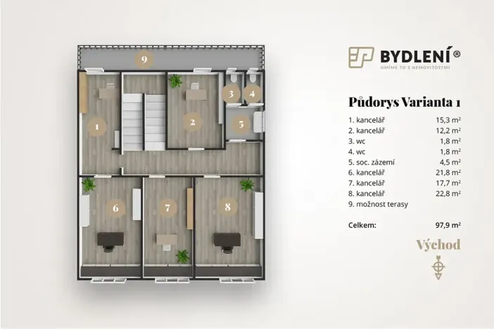 Prodej bytu 4+1, Teplice, J. V. Sládka, 137 m2
