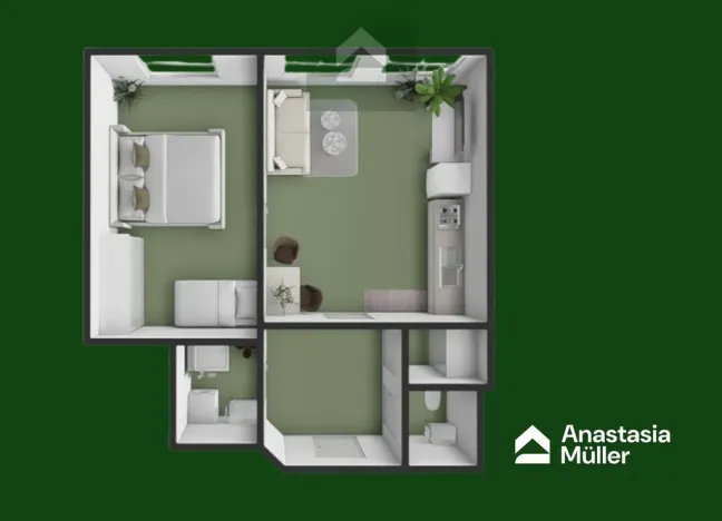 Pronájem bytu 2+kk, Plzeň - Východní Předměstí, Sladkovského, 55 m2
