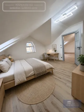 Pronájem bytu 2+kk, Praha, Kotlaska, 58 m2