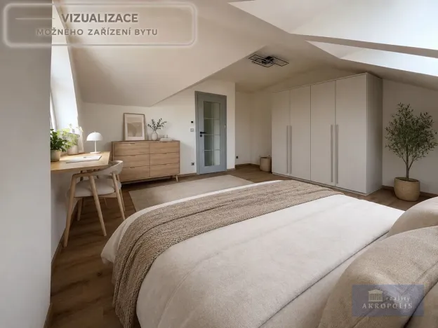 Pronájem bytu 2+kk, Praha, Kotlaska, 58 m2