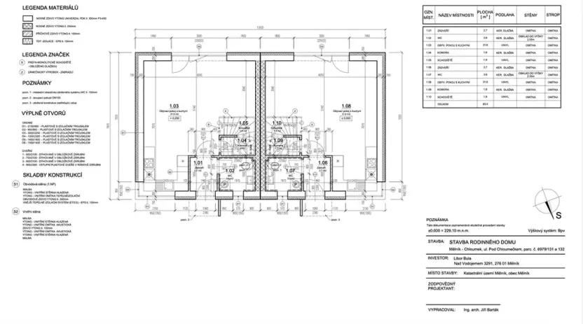 Prodej rodinného domu, Mělník, Pod Chloumečkem, 79 m2