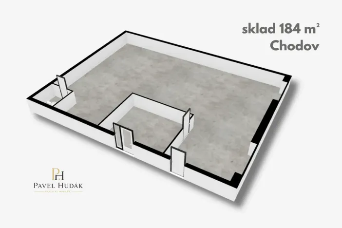 Pronájem skladu, Chodov, Tovární, 184 m2