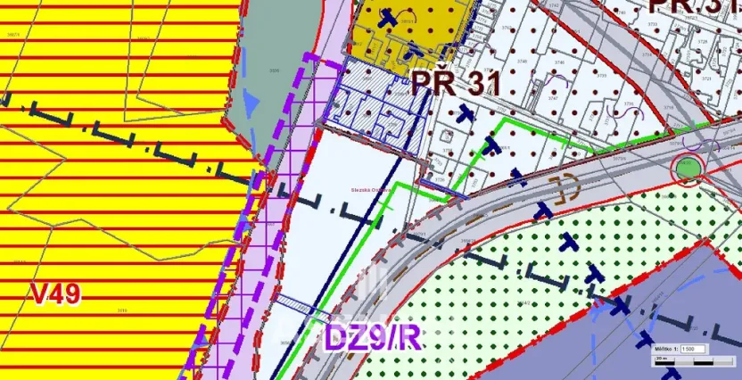 Prodej komerčního pozemku, Ostrava - Slezská Ostrava, Zárubecká, 7511 m2