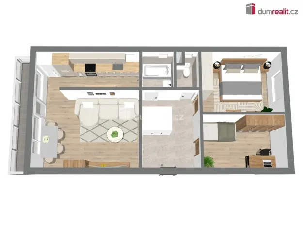 Prodej bytu 3+1, Praha - Braník, Ve studeném, 67 m2